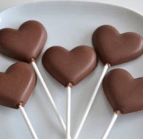 czekolada, serca, lizaki, serduszka, love