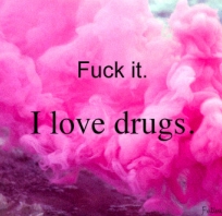 dym, napis, narkotyki, fuck, kolor, neonowy, róż