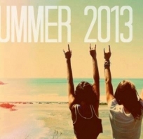 lato, lato 2013, koleżanki, plaża, wolność, ocean, widok