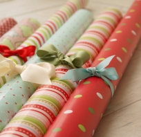 Łuk, Boże Narodzenie, prezent, prezenty, papier do pakowania 