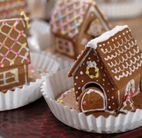 Boże Narodzenie, śliczny, jedzenie, pierniki, Gingerbread house