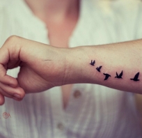 Ptaki, Tatto, Wolny, miłość, rodzina, Nadzieja