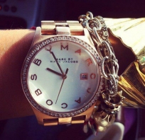 zegarek, kobieta, fajny, na rękę, jacobss