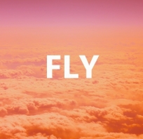 latanie, widok, chmury, pastele, fly