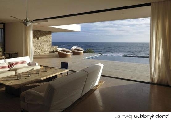 salon, plaża, mieszkanie, architektura, niesamowite