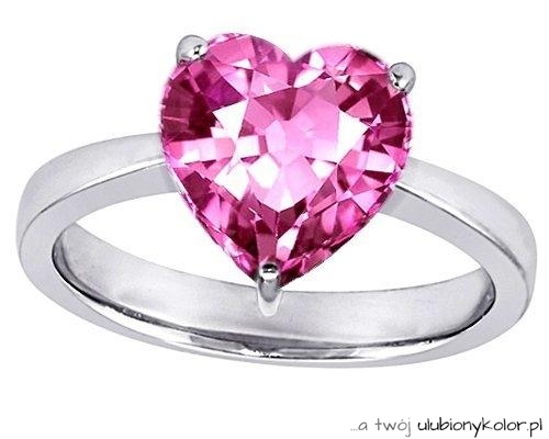 zaręczyny, wymarzony, pierścionek, serce, różowe, bajkowy, brylant