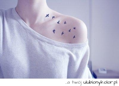 Tattoo, tatuaż, ptaki