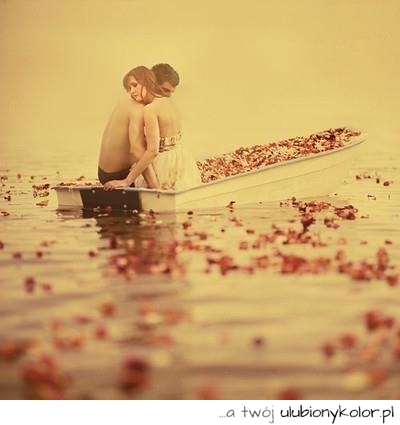 artystyczne, romantyczne, gry, miłosne, sexy, łódka, róże, para, w wodzie, chłopak, dziewczyna