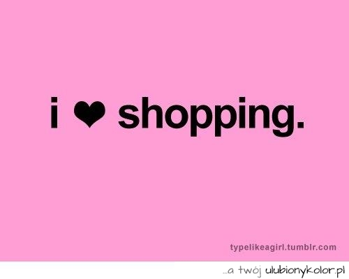 zakupy, love, shop, kupowanie