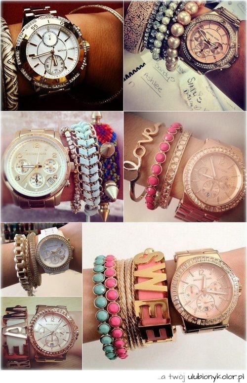 na rękę, zegarek, bransoletka, kobieta, styl, moda
