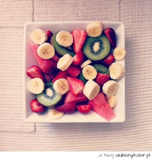 sałatka, owoce, zdrowie, jedzenie