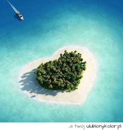 wyspa,serce, plaża,wakacje, serce, love, miłość, piękny,widok