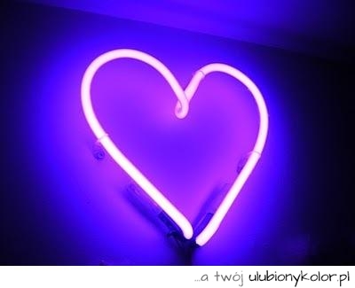 neon, ultrafiolet, serce, lampa, lampka, disco, nastrojowo