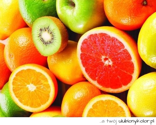 owoce, kolory, smaczne, jedzenie