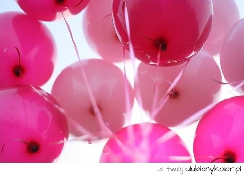balony, różowe, piękne, impreza, ślub, cool, róż