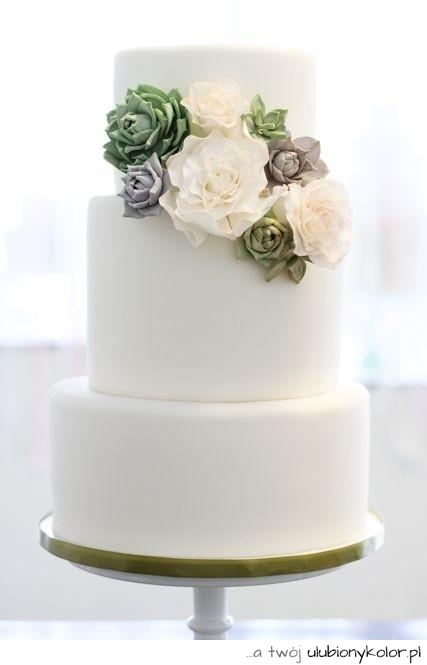 tort, wesele, miały, lukier, kwiaty, ślub, biały, elegancki