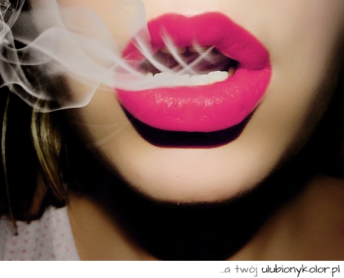 usta, dym, papieros, zęby, miłość, usta, kobieta, piękna, seksowna